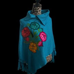 Beautiful Floral Embroidery Shawls